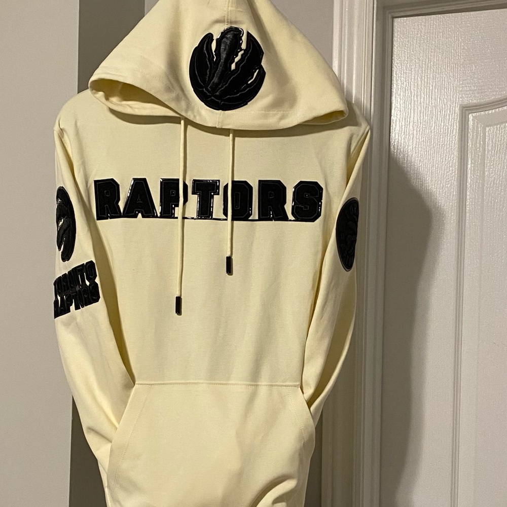 NBA Raptors Cream Hoodie